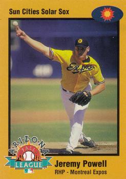 1998 Arizona Fall League Prospects - Gold #25 Jeremy Powell Front
