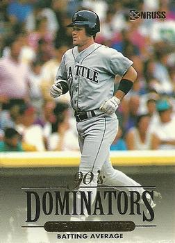 1994 Donruss - 90's Dominators: Batting Average #4 Edgar Martinez Front