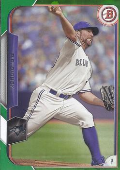 2015 Bowman - Green #78 R.A. Dickey Front