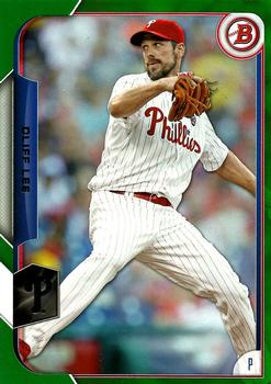2015 Bowman - Green #86 Cliff Lee Front