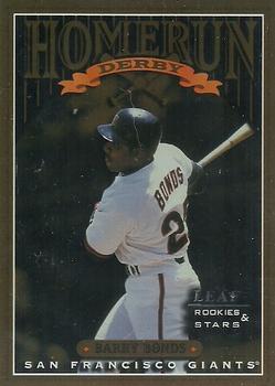 1998 Leaf Rookies & Stars - Home Run Derby #6 Barry Bonds Front