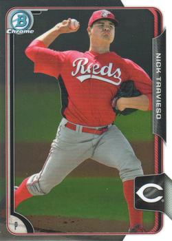 2015 Bowman - Chrome Prospects #BCP82 Nick Travieso Front