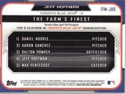2015 Bowman - The Farm's Finest Minis #FFM-JHO Jeff Hoffman Back