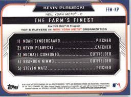 2015 Bowman - The Farm's Finest Minis #FFM-KP Kevin Plawecki Back