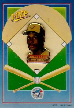 1990 ACE MVP Pins #NNO Fred McGriff Front