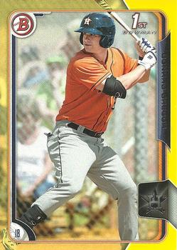 2015 Bowman - Prospects Yellow #BP55 Conrad Gregor Front