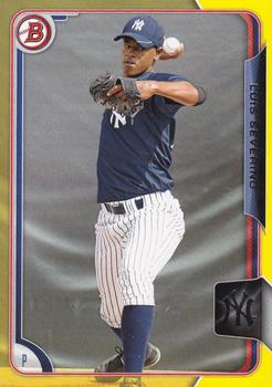 2015 Bowman - Prospects Yellow #BP125 Luis Severino Front