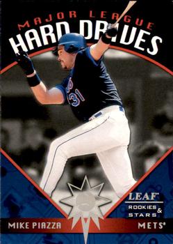 1998 Leaf Rookies & Stars - Major League Hard Drives #8 Mike Piazza Front