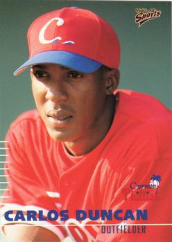2000 Multi-Ad Clearwater Phillies #NNO Carlos Duncan Front