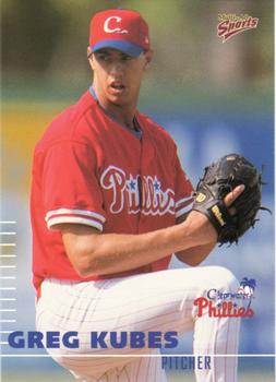 2000 Multi-Ad Clearwater Phillies #NNO Greg Kubes Front