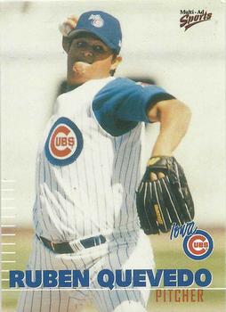 2000 Multi-Ad Iowa Cubs #20 Ruben Quevedo Front