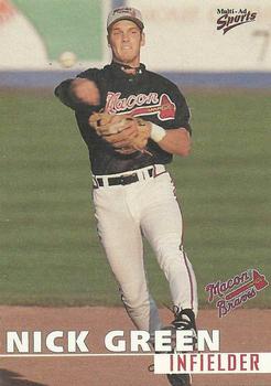 2000 Multi-Ad Macon Braves #NNO Nick Green Front