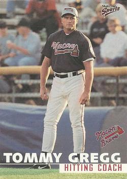 2000 Multi-Ad Macon Braves #NNO Tommy Gregg Front