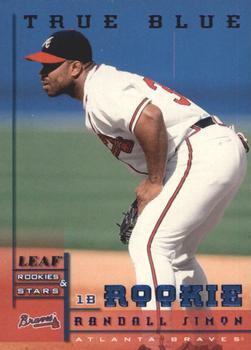 1998 Leaf Rookies & Stars - True Blue #251 Randall Simon Front