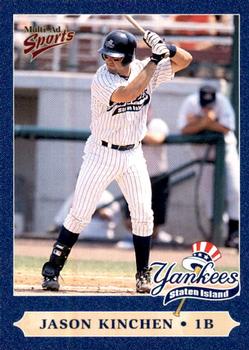 2000 Multi-Ad Staten Island Yankees #16 Jason Kinchen Front