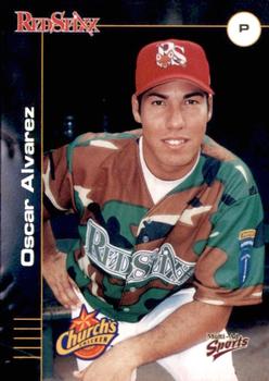 2001 Multi-Ad Columbus RedStixx #2 Oscar Alvarez Front