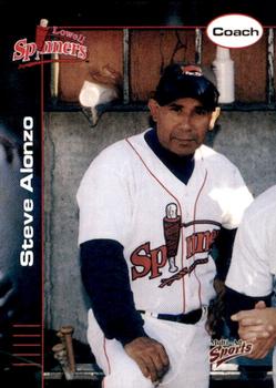 2001 Multi-Ad Lowell Spinners #4 Steve Alonzo Front