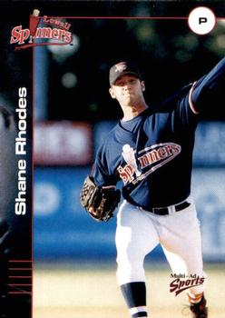 2001 Multi-Ad Lowell Spinners #24 Shane Rhodes Front