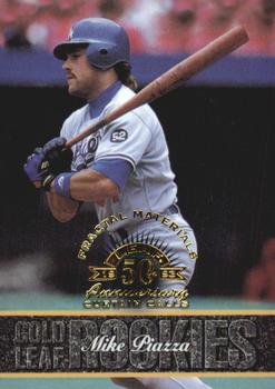 1998 Leaf - Fractal Materials #152 Mike Piazza Front