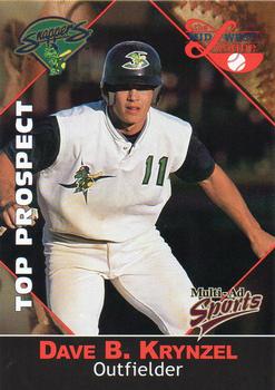 2001 Multi-Ad Midwest League Top Prospects #3 Dave Krynzel Front
