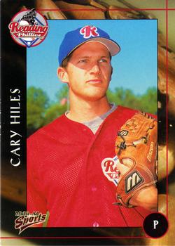 2001 Multi-Ad Reading Phillies #10 Cary Hiles Front