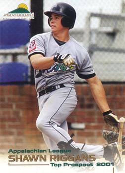 2001 Grandstand Appalachian League Top Prospects #NNO Shawn Riggans Front