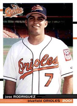 2001 Grandstand Bluefield Orioles #NNO Jose Rodriguez Front