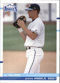 2001 Grandstand Provo Angels #9 Ed Tolzien Front