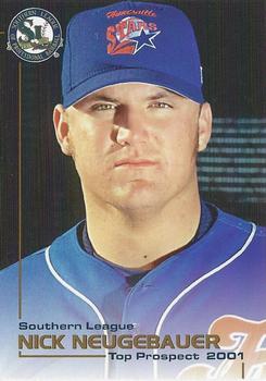 2001 Grandstand Southern League Top Prospects #NNO Nick Neugebauer Front