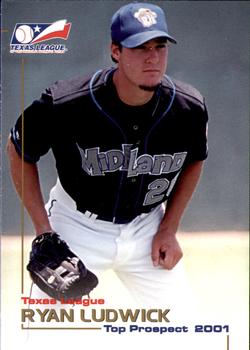 2001 Grandstand Texas League Top Prospects #NNO Ryan Ludwick Front