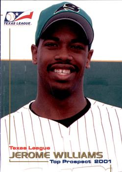 2001 Grandstand Texas League Top Prospects #NNO Jerome Williams Front