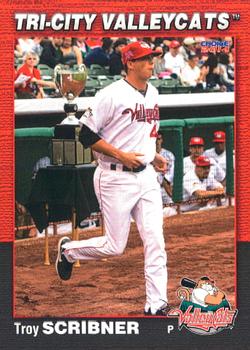 2014 Choice Tri-City ValleyCats #16 Troy Scribner Front