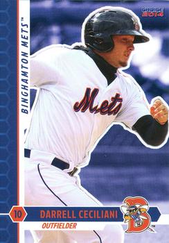 2014 Choice Binghamton Mets #6 Darrell Ceciliani Front