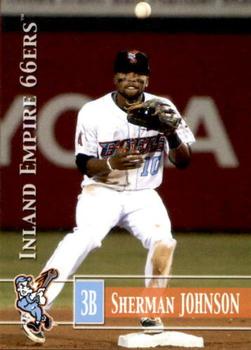 2014 Grandstand Inland Empire 66ers #NNO Sherman Johnson Front