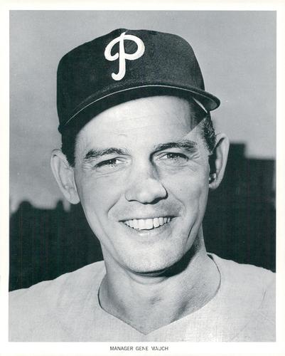 1961 Manny's Baseball Land Philadelphia Phillies #NNO Gene Mauch Front