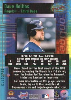 1998 Pacific Online - Web Cards #12 Dave Hollins Back