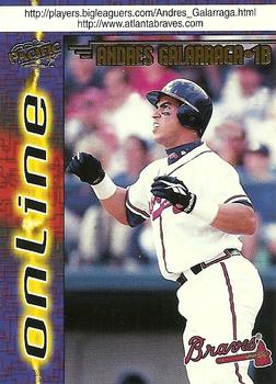 1998 Pacific Online - Web Cards #59 Andres Galarraga Front
