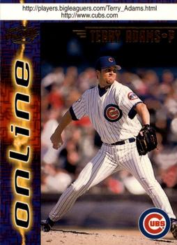 1998 Pacific Online - Web Cards #134 Terry Adams Front