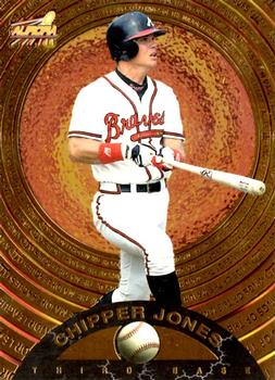 1998 Pacific Aurora - Kings of the Major Leagues #1 Chipper Jones Front