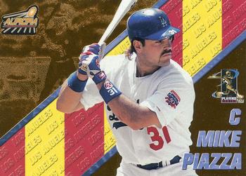 1998 Pacific Aurora - Pennant Fever #31 Mike Piazza Front