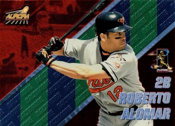 1998 Pacific Aurora - Pennant Fever Red #28 Roberto Alomar Front