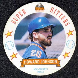 1992 Ben's Super Hitters Discs #16 Howard Johnson Front