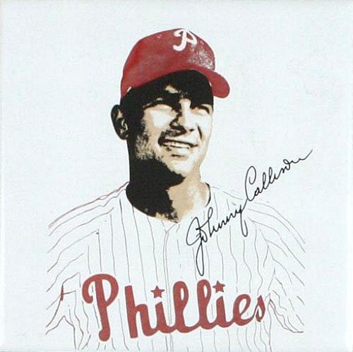 1965 Philadelphia Phillies Tiles #4 Johnny Callison Front