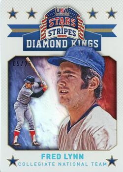2015 Panini USA Baseball Stars & Stripes - Diamond Kings Holofoil #3 Fred Lynn Front