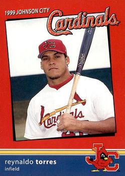 1999 Johnson City Cardinals #NNO Reynaldo Torres Front