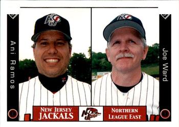 2001 Warning Track New Jersey Jackals #23 Ani Ramos / Joe Ward Front