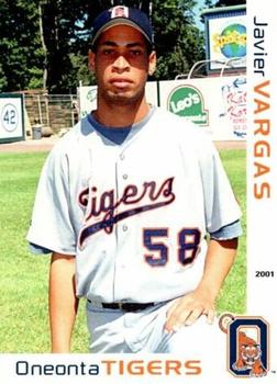 2001 Grandstand Oneonta Tigers #NNO Javier Vargas Front