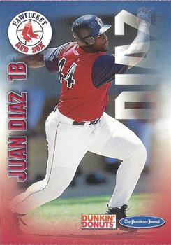 2001 Dunkin' Donuts Pawtucket Red Sox #NNO Juan Diaz Front