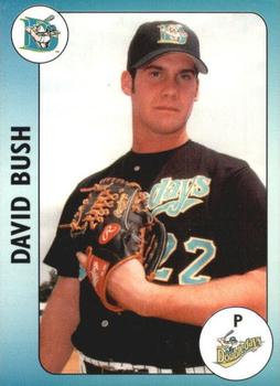 2002 Auburn Doubledays #NNO David Bush Front