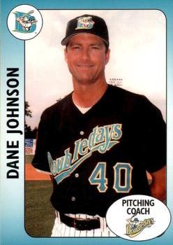 2002 Auburn Doubledays #NNO Dane Johnson Front